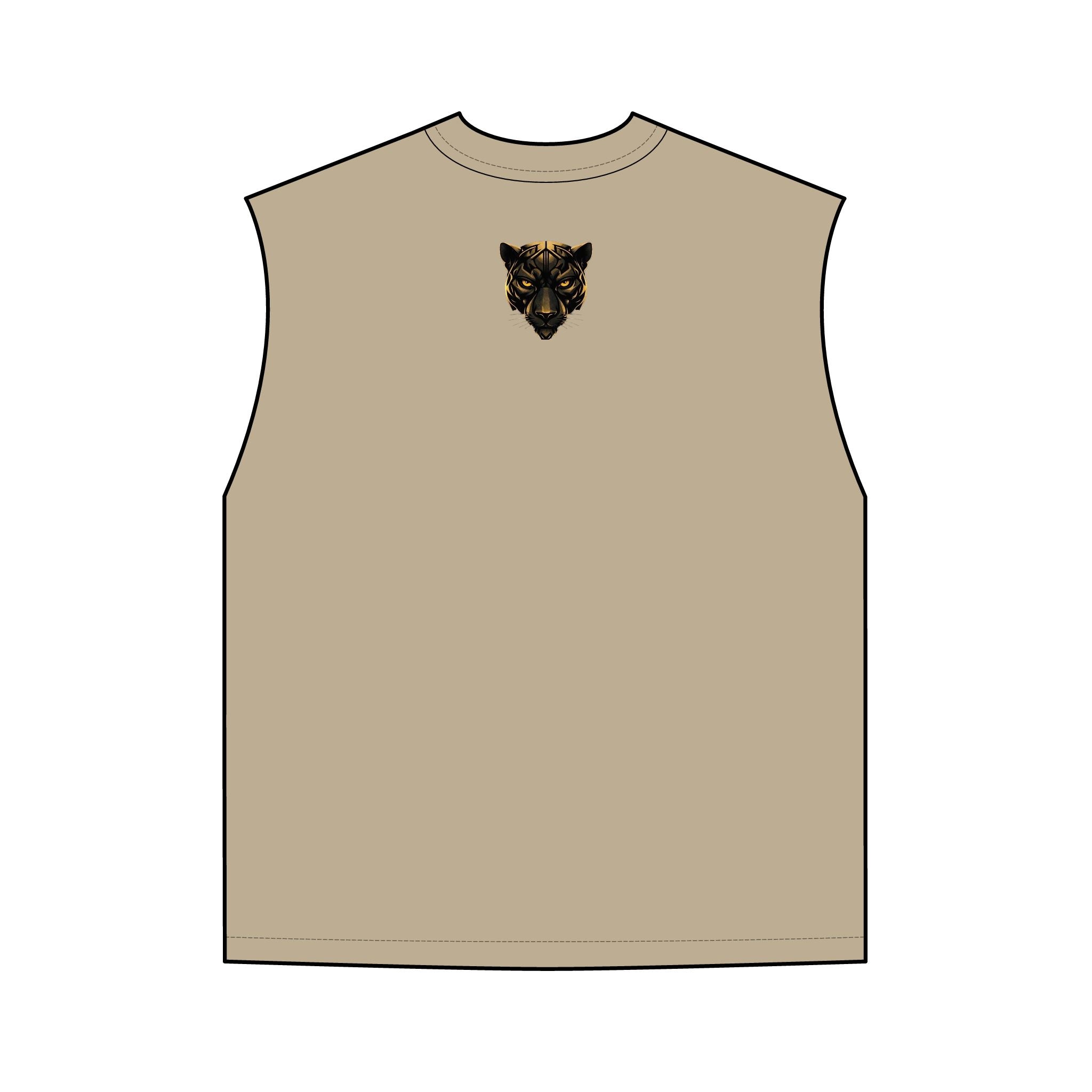 Men's Panther Tank Top – Custom Print Heavy Faded Muscle Tee