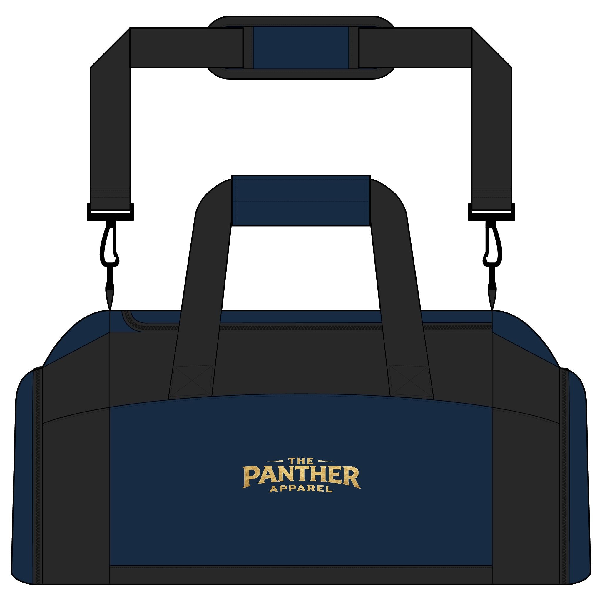 Panther Apparel Gym Bag – Durable Athletic Duffle for Workout, Travel & Team Gear