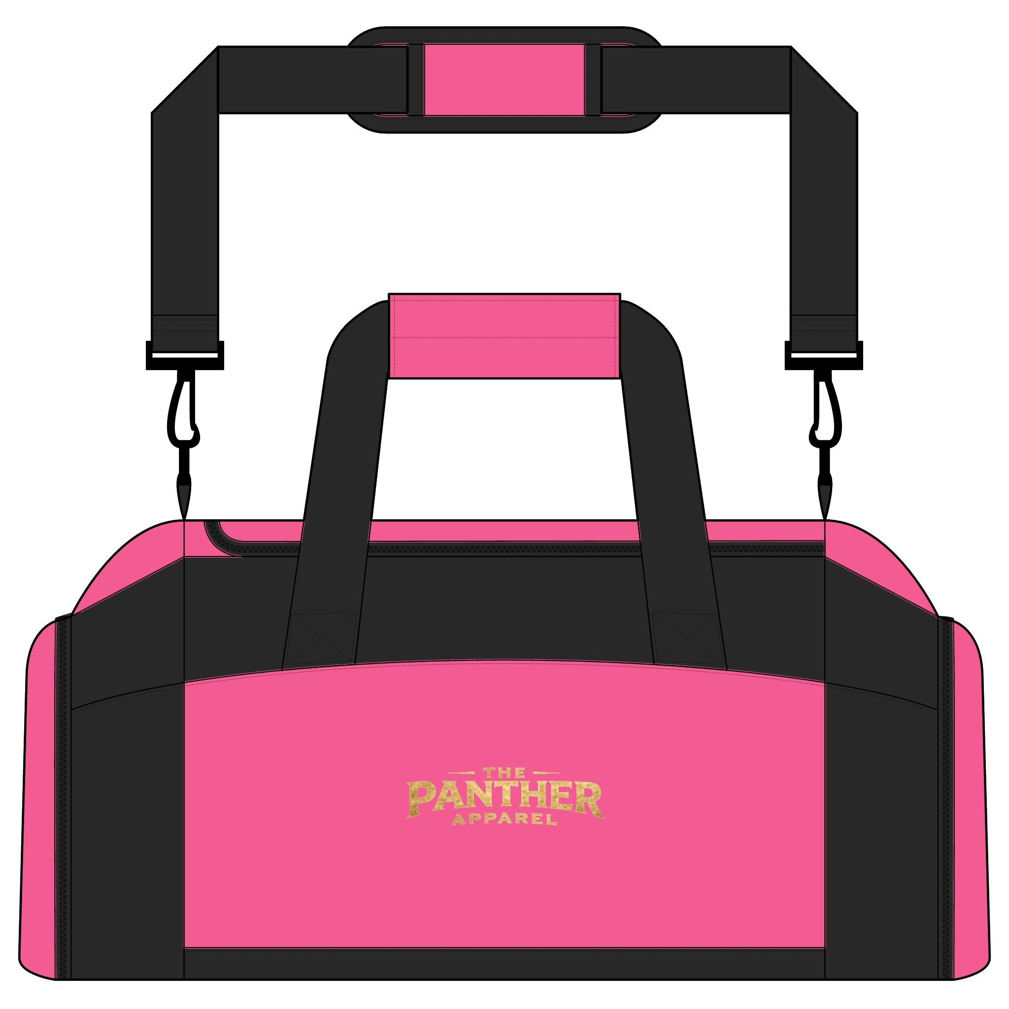 Panther Apparel Gym Bag – Durable Athletic Duffle for Workout, Travel & Team Gear