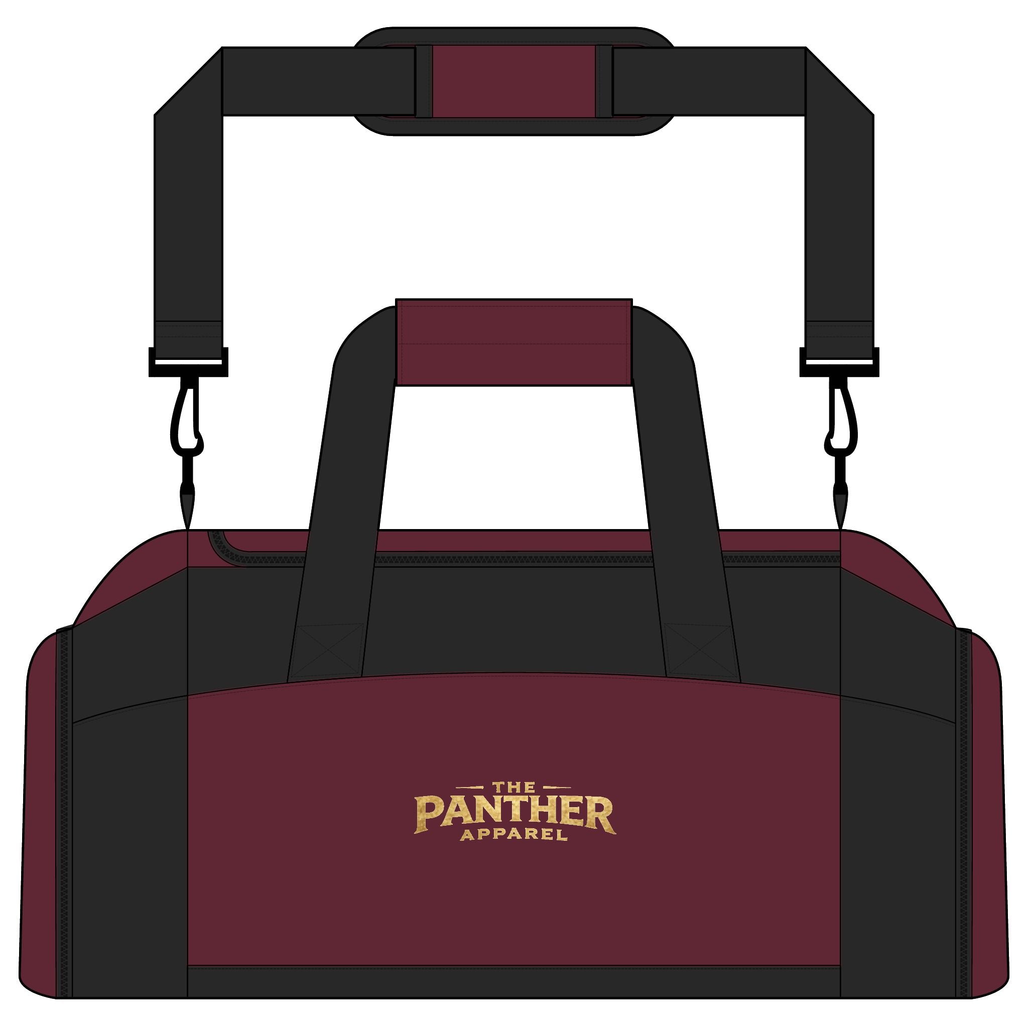 Panther Apparel Gym Bag – Durable Athletic Duffle for Workout, Travel & Team Gear