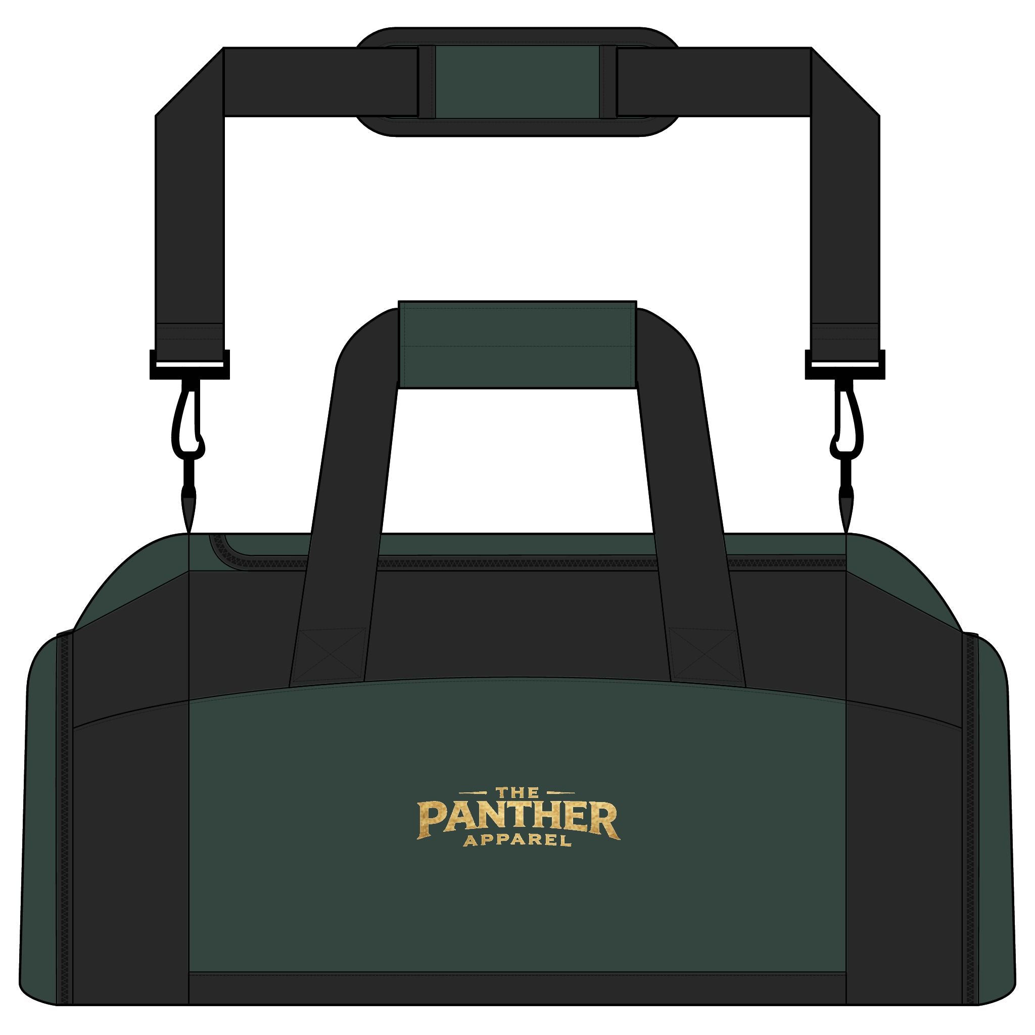 Panther Apparel Gym Bag – Durable Athletic Duffle for Workout, Travel & Team Gear