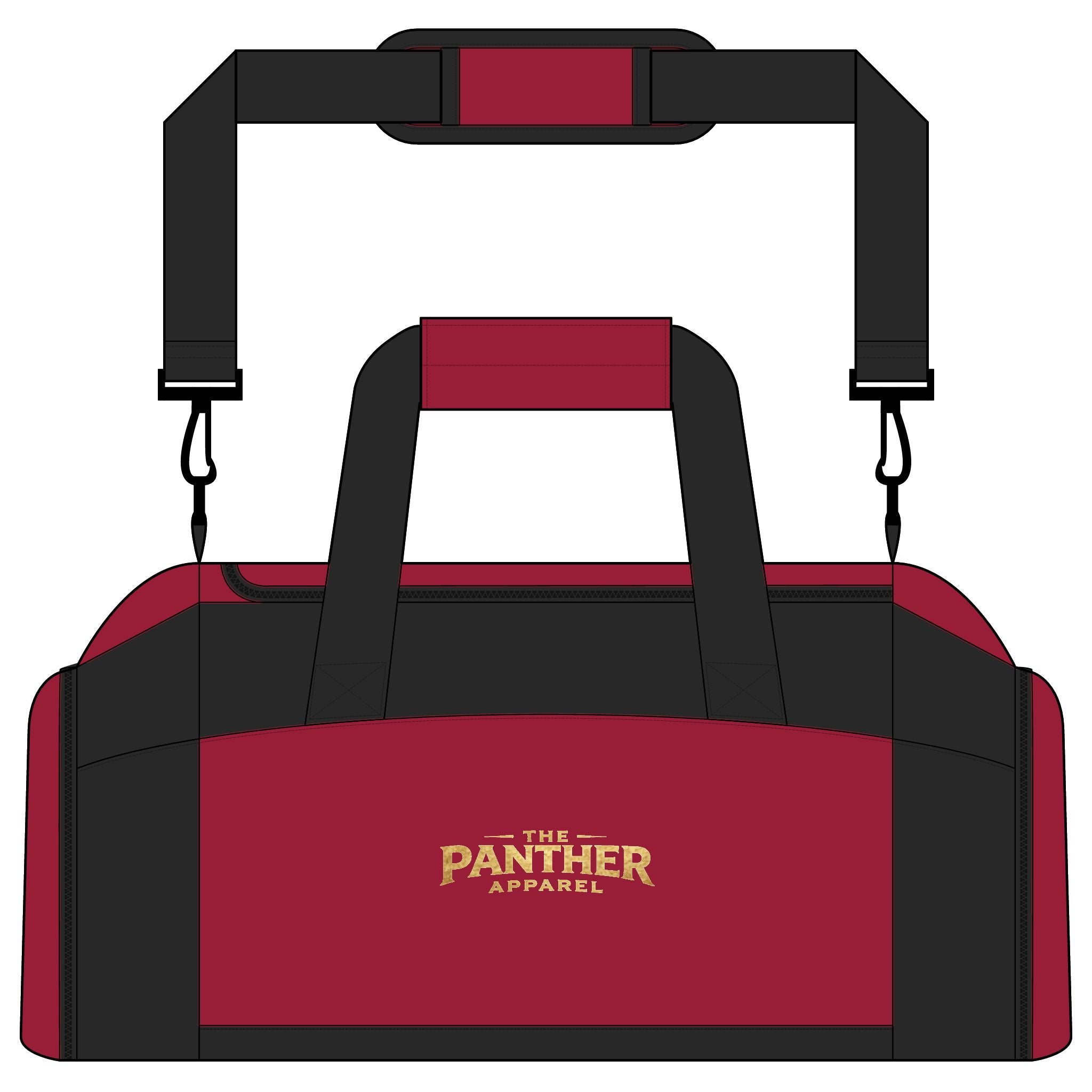 Panther Apparel Gym Bag – Durable Athletic Duffle for Workout, Travel & Team Gear