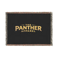 The Panther Apparel Woven Blanket — Cozy Logo Throw Blanket for Home & Travel