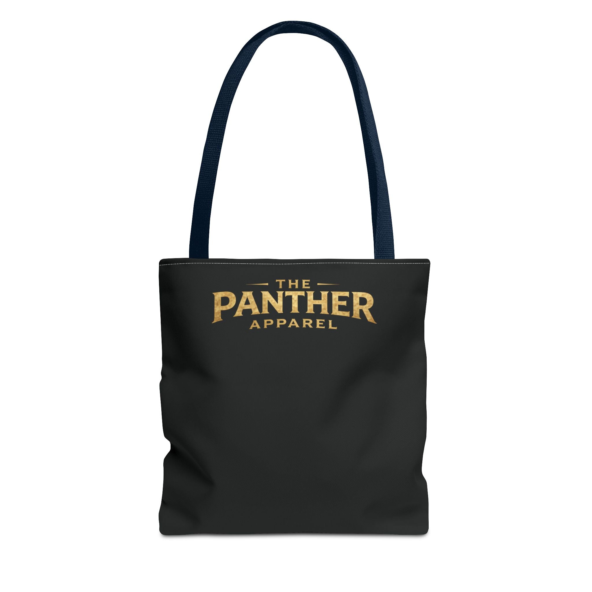 Panther Apparel Black Logo Tote Bag — Branded Canvas Shopper