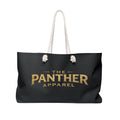 Panther Apparel Weekender Bag - Black Logo Travel Tote