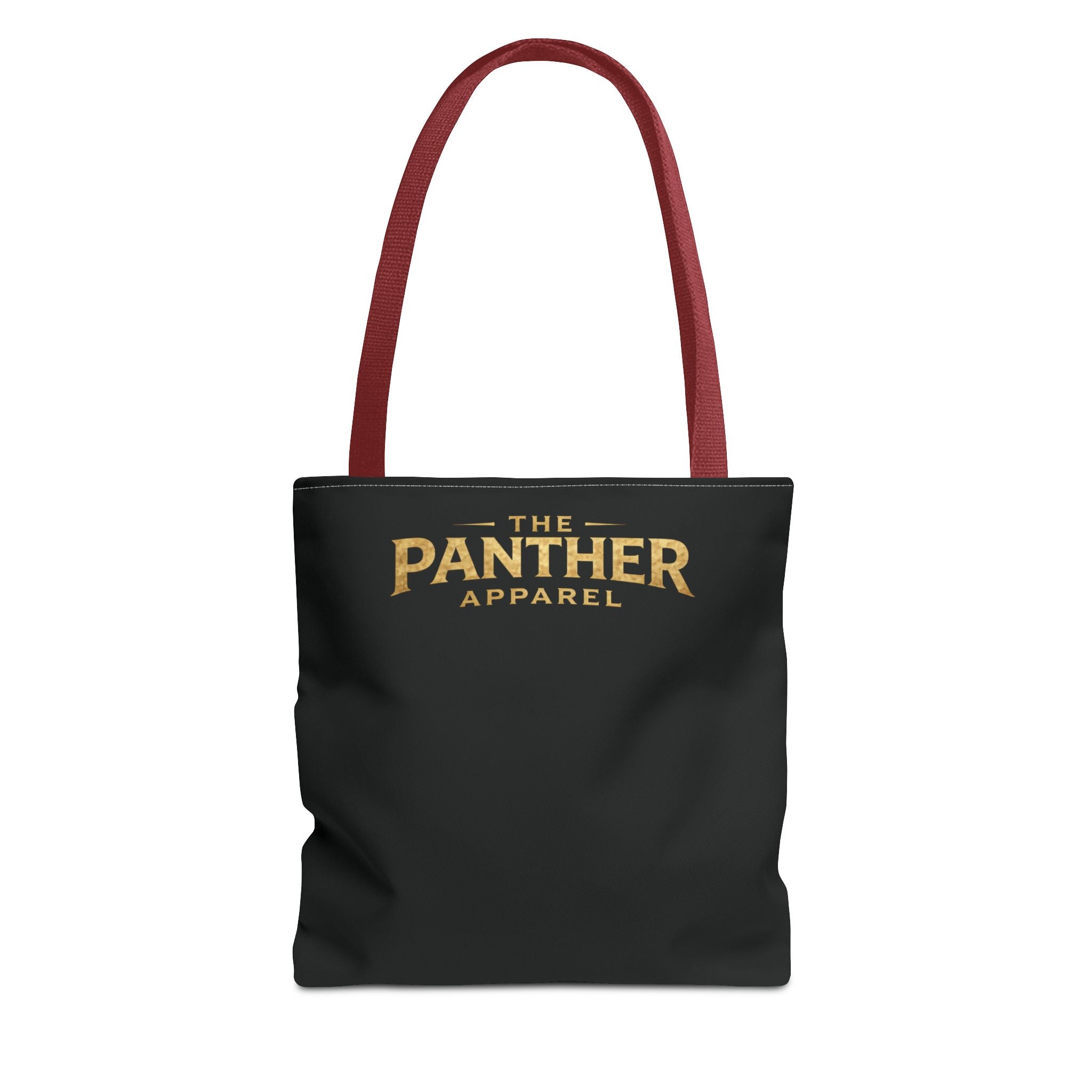 Panther Apparel Black Logo Tote Bag — Branded Canvas Shopper