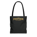 Panther Apparel Black Logo Tote Bag — Branded Canvas Shopper