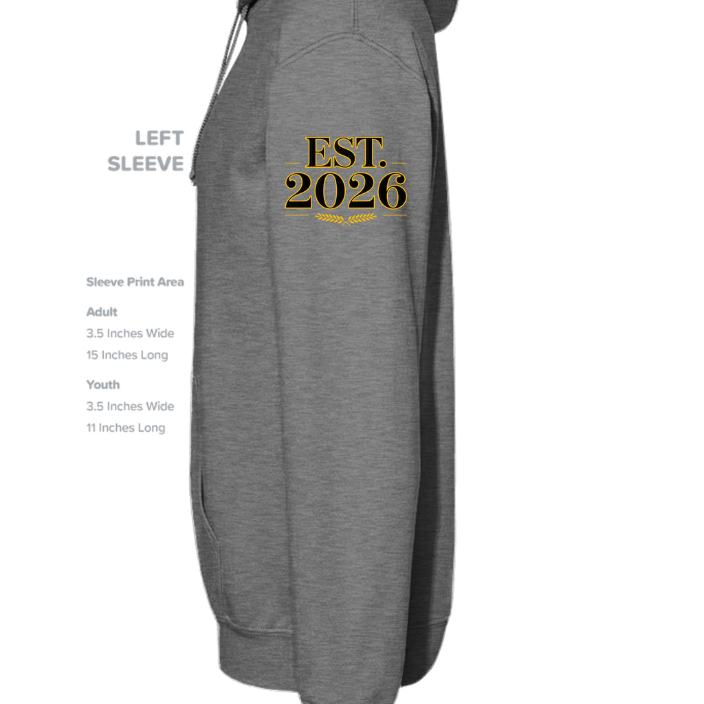 GRAPHITE HEATHER - G185 - SLEEVE_LEFT