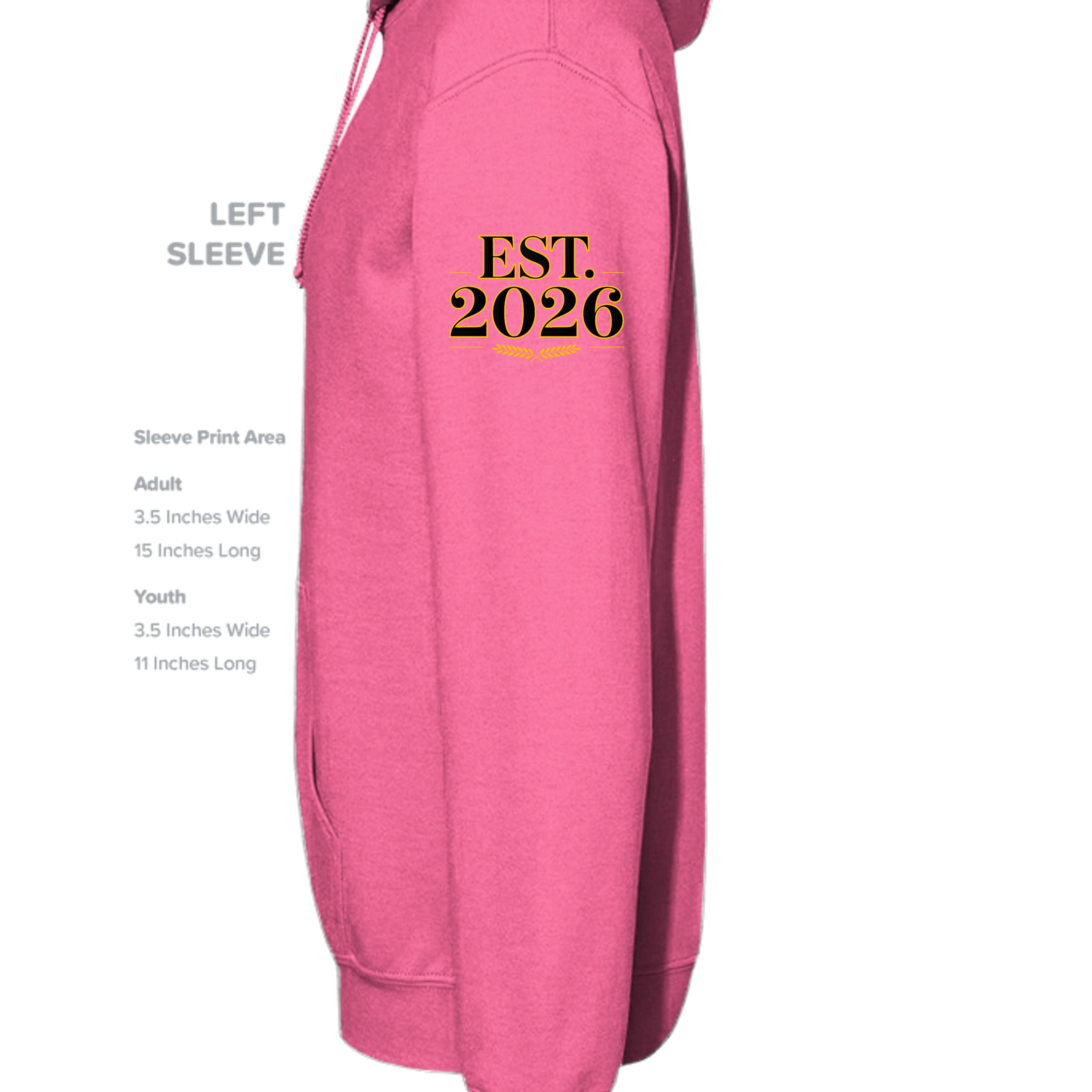 SAFETY PINK - G185 - SLEEVE_LEFT