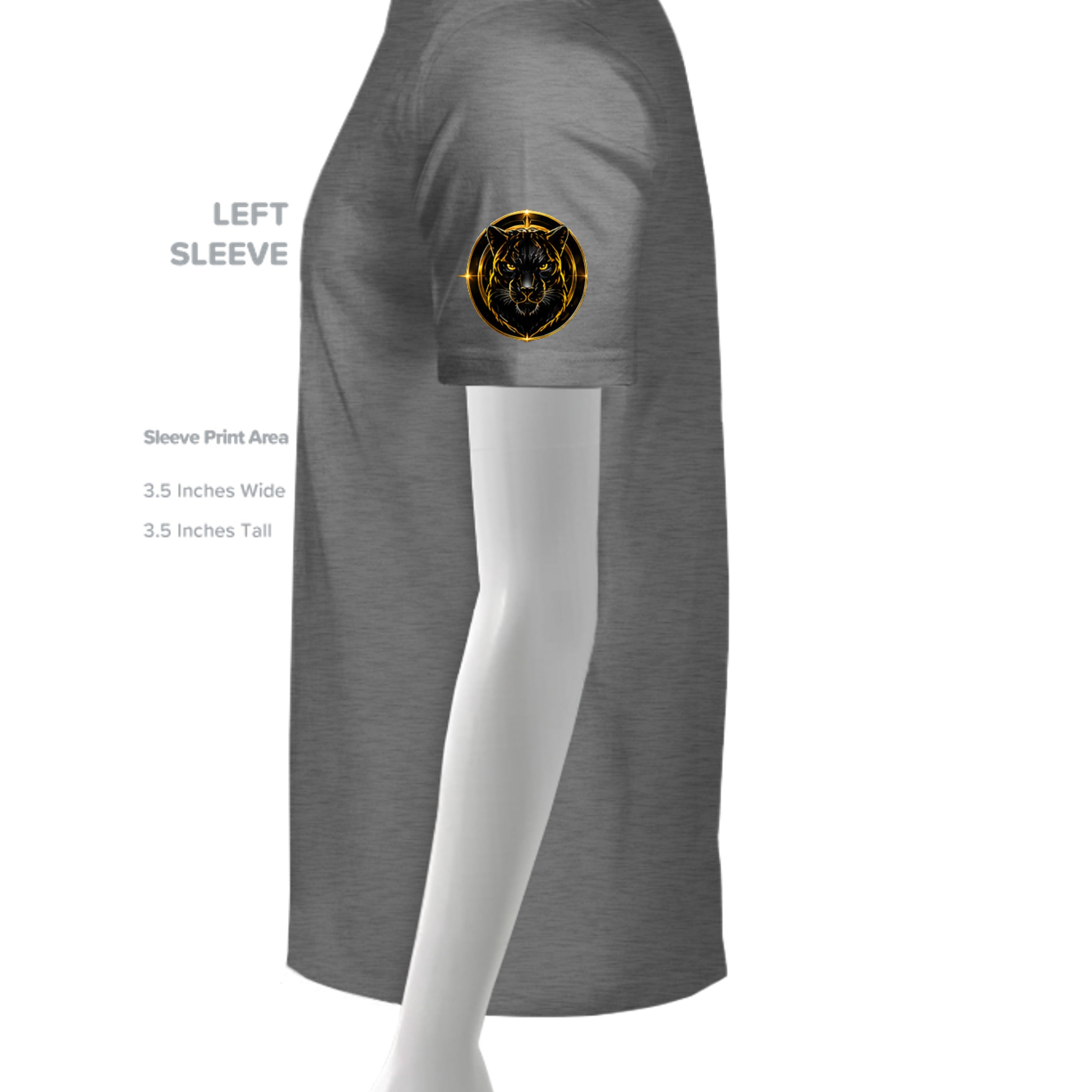 GRAPHITE HEATHER - G500 - SLEEVE_LEFT