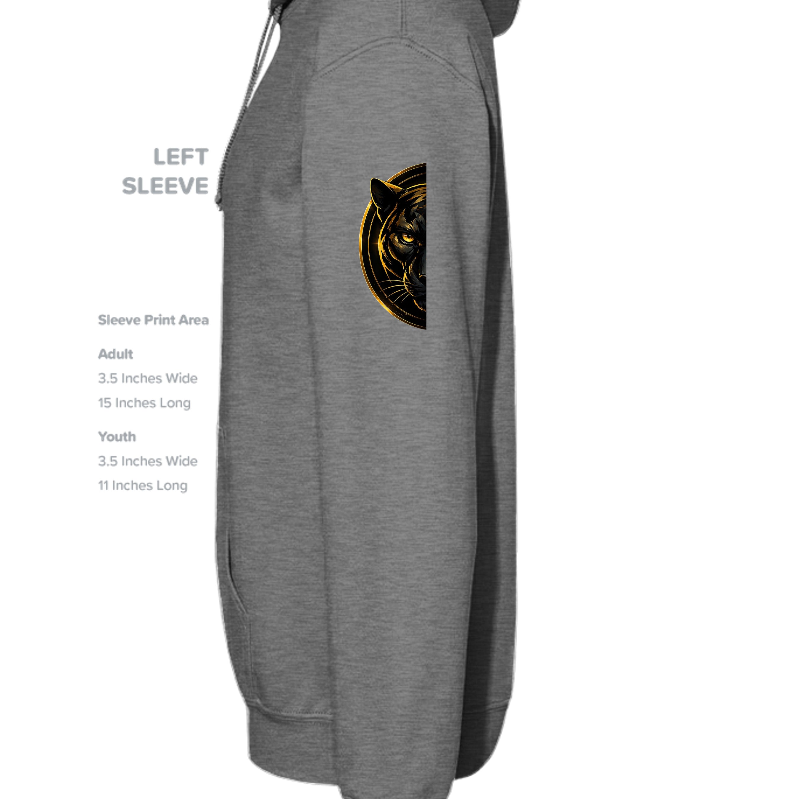 GRAPHITE HEATHER - G185 - SLEEVE_LEFT